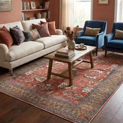 Multi-Colour Vintage Area Rug