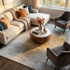 Multi-Colour Modern Style Area Rug