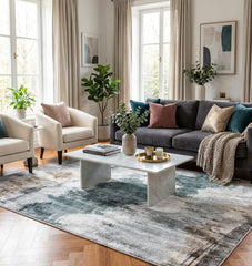 Multi-Colour Modern Style Area Rug