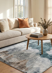 Multi-Colour Modern Style Area Rug