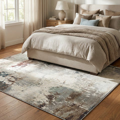 Multi-Colour Modern Style Area Rug
