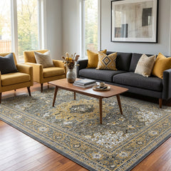 Multi-Colour Vintage Area Rug