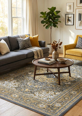 Multi-Colour Vintage Area Rug