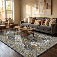 Multi-Colour Vintage Area Rug