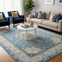 Blue Vintage Area Rug