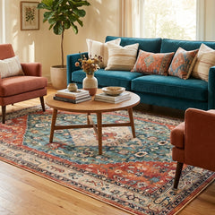 Multi-Colour Vintage Area Rug