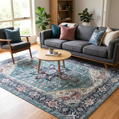 Multi-Colour Vintage Area Rug