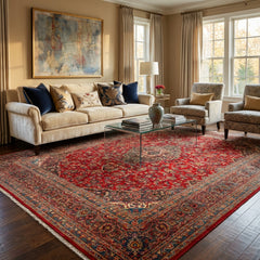 Vintage Ardakan Hand-Knotted Wool Persian Rug (Size: 290 X 375 CM)