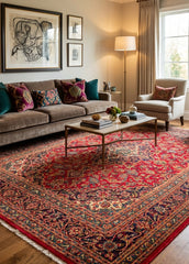 Vintage Ardakan Hand-Knotted Wool Persian Rug (Size: 250 X 340 CM)