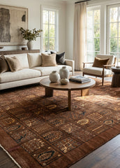 Vintage Tabriz Hand-Knotted Wool Persian Rug (Size: 280 X 380 CM)