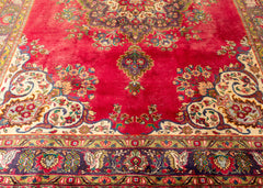 Vintage Azarbayejan Hand-Knotted Wool Persian Rug (Size: 250 X 360 CM)