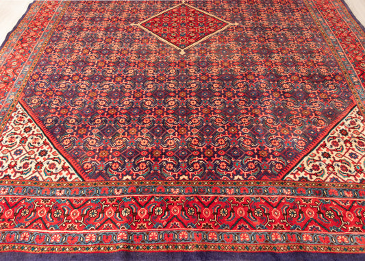 Vintage Mahal Hand-Knotted Wool Persian Rug (Size: 290 X 410 CM)