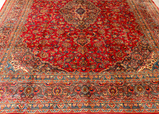 Vintage Ardakan Hand-Knotted Wool Persian Rug (Size: 290 X 375 CM)