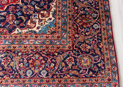 Vintage Kashan Hand-Knotted Wool Persian Rug (Size: 285 X 400 CM)