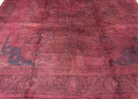 Vintage Tabriz Hand-Knotted Wool Persian Rug (Size: 285 X 395 CM)