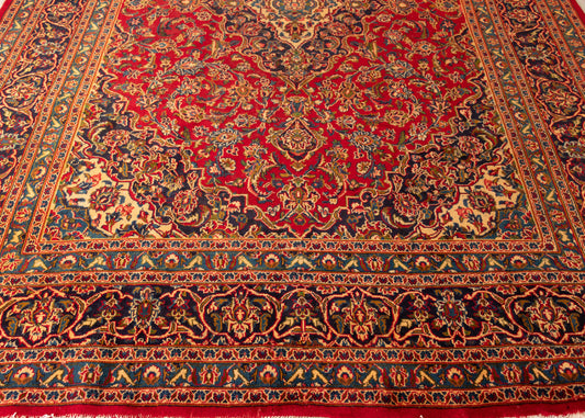 Vintage Ardakan Hand-Knotted Wool Persian Rug (Size: 250 X 340 CM)