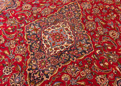 Vintage Kashan Hand-Knotted Wool Persian Rug (Size: 290 X 400 CM)