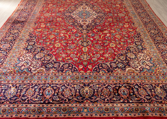 Vintage Ardakan Hand-Knotted Wool Persian Rug (Size: 300 X 430 CM)