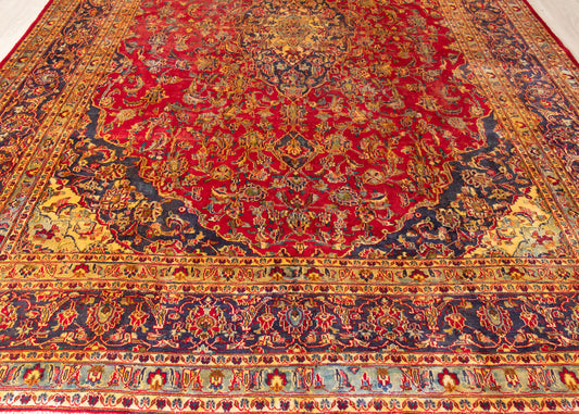 Vintage Ardakan Hand-Knotted Wool Persian Rug (Size: 300 X 410 CM)