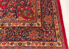 Vintage Yazd Hand-Knotted Wool Persian Rug (Size: 300 X 380 CM)