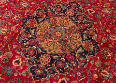 Vintage Yazd Hand-Knotted Wool Persian Rug (Size: 295 X 380 CM)