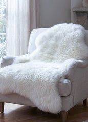 Single New Zealand Sheepskin Rug – Super Soft Long Wool
