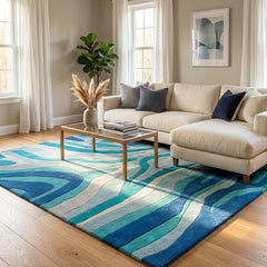 Stream Series 1 Modern Wool Rug