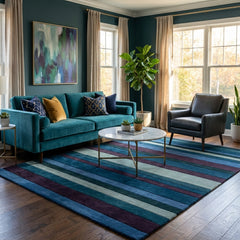 Stripe Series 3 Modern Wool Rug