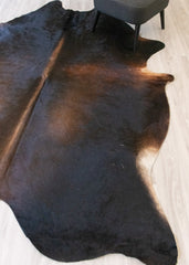Reddish Cowhide Rug (Size: 260 X 210 CM) CHR2183