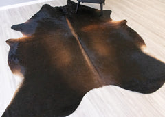 Reddish Cowhide Rug (Size: 260 X 210 CM) CHR2183