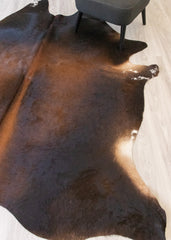 Reddish Cowhide Rug (Size: 240 X 210 CM) CHR2184