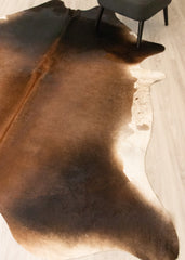 Reddish Cowhide Rug (Size: 260 X 230 CM) CHR2191