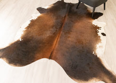 Reddish Cowhide Rug (Size: 250 X 200 CM) CHR2192