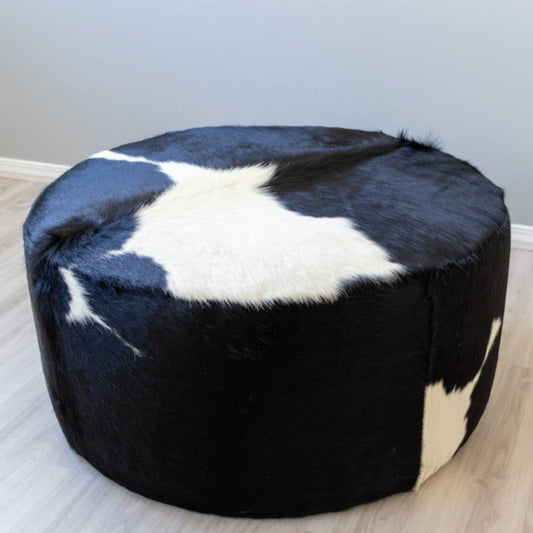 black-white-round-cowhide-ottoman-Australia