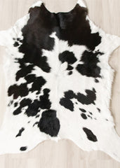 Calfskin - Black/White (Size: 100 X 90 CM) CS642