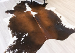 Reddish Cowhide Rug (Size: 220 X 190 CM) CHR2115