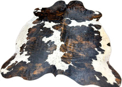 Exotic Tricolor Cowhide Rug (Size: 240 X 210 CM) CHR1941