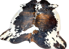 Exotic Tricolor Cowhide Rug (Size: 250 X 210 CM) CHR1942
