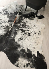 Salt Pepper Black & White Cowhide Rug (Size: 250 X 210 CM) CHR2744