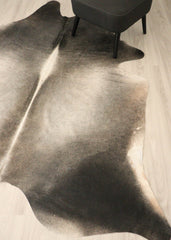 (Rare) Grey Cowhide Rug (Size: 240 X 210 CM) CHR2708