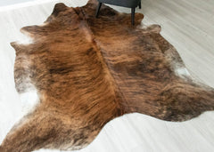Dark Brindle Cowhide Rug (Size: 240 X 190 CM) CHR2468