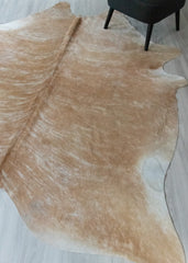 (Rare) Palomino Cowhide Rug (Size: 250 X 220 CM) CHR2456