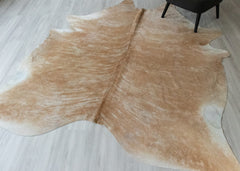 (Rare) Palomino Cowhide Rug (Size: 250 X 220 CM) CHR2456