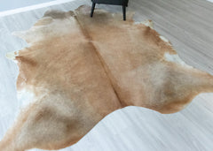 (Rare) Palomino Cowhide Rug (Size: 240 X 210 CM) CHR2458