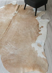 (Rare) Palomino Cowhide Rug (Size: 260 X 220 CM) CHR2459