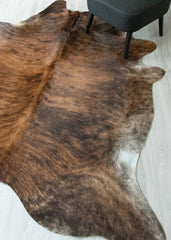 Dark Brindle Cowhide Rug (Size: 240 X 190 CM) CHR2468