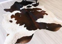 Reddish Cowhide Rug (Size: 210 X 190 CM) CHR2096