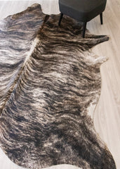 (Rare) Grey Brindle Cowhide Rug (Size: 270 X 220 CM) CHR2064