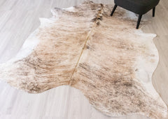(Rare) Light Brindle Cowhide Rug (Size: 220 X 200 CM) CHR2065