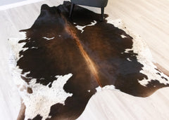 Reddish Cowhide Rug (Size: 210 X 170 CM) CHR2114